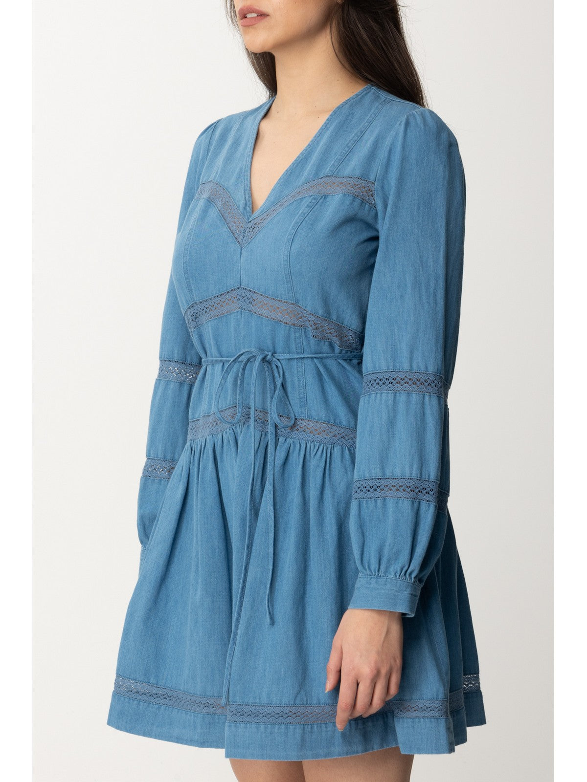 Twinset Frau Kleid 241TP2690 01611 Blau