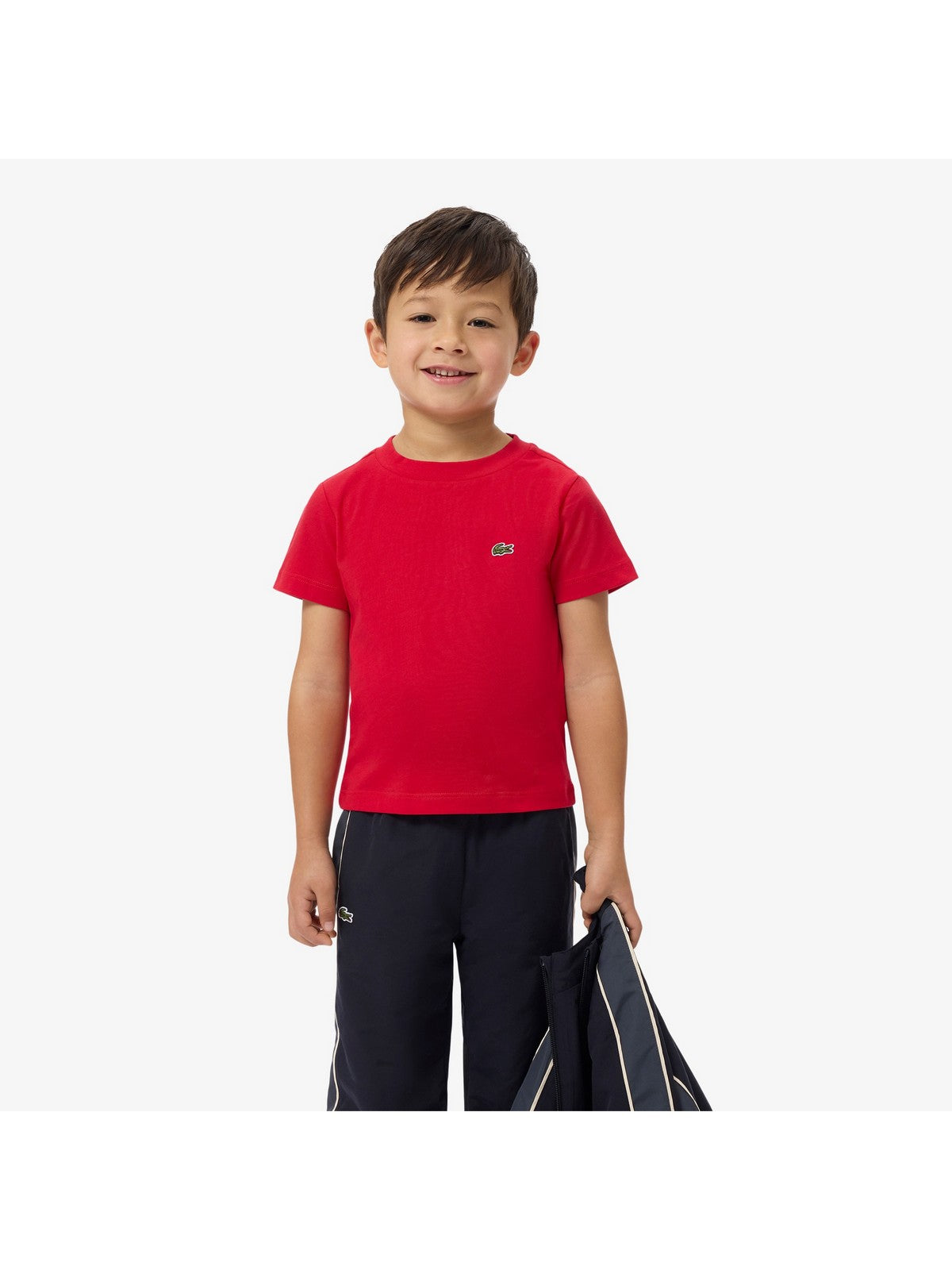 LACOSTE KIDS T-shirt Unisex bambino LCB CORE TEE 847025 RCJ Rosso