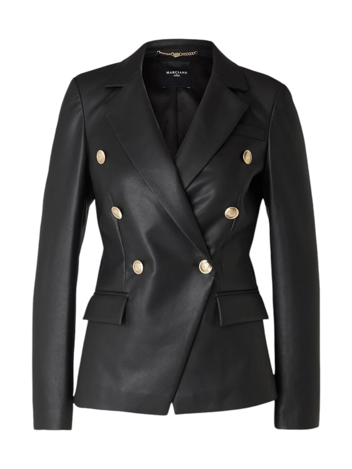 MARCIANO Giubbino Donna Pamela Pu Leather Bl 4YGN14 7114A JBLK Nero gioboutiqueweb