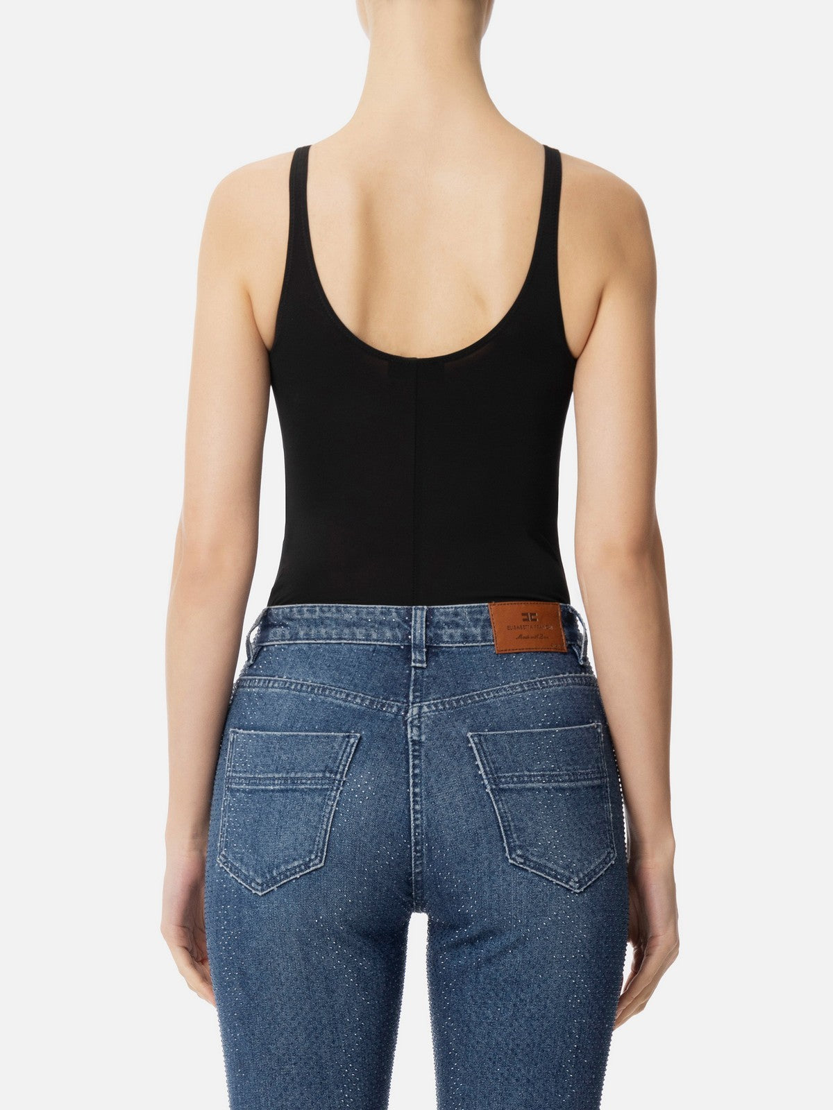ELISABETTA FRANCHI Body Donna BO03552E2-110 Nero gioboutiqueweb