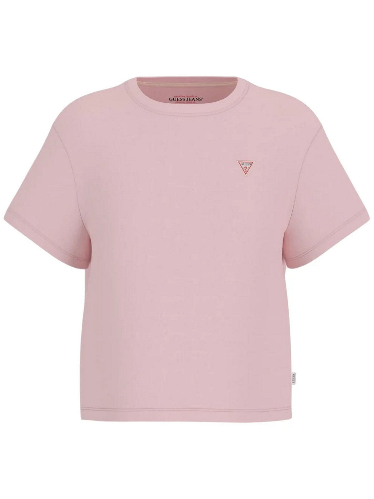 GUESS T-shirt Donna GJ SS CN BOXY MINI TRIANG TEE W4YI05 K8HM0 A61U Rosa gioboutiqueweb