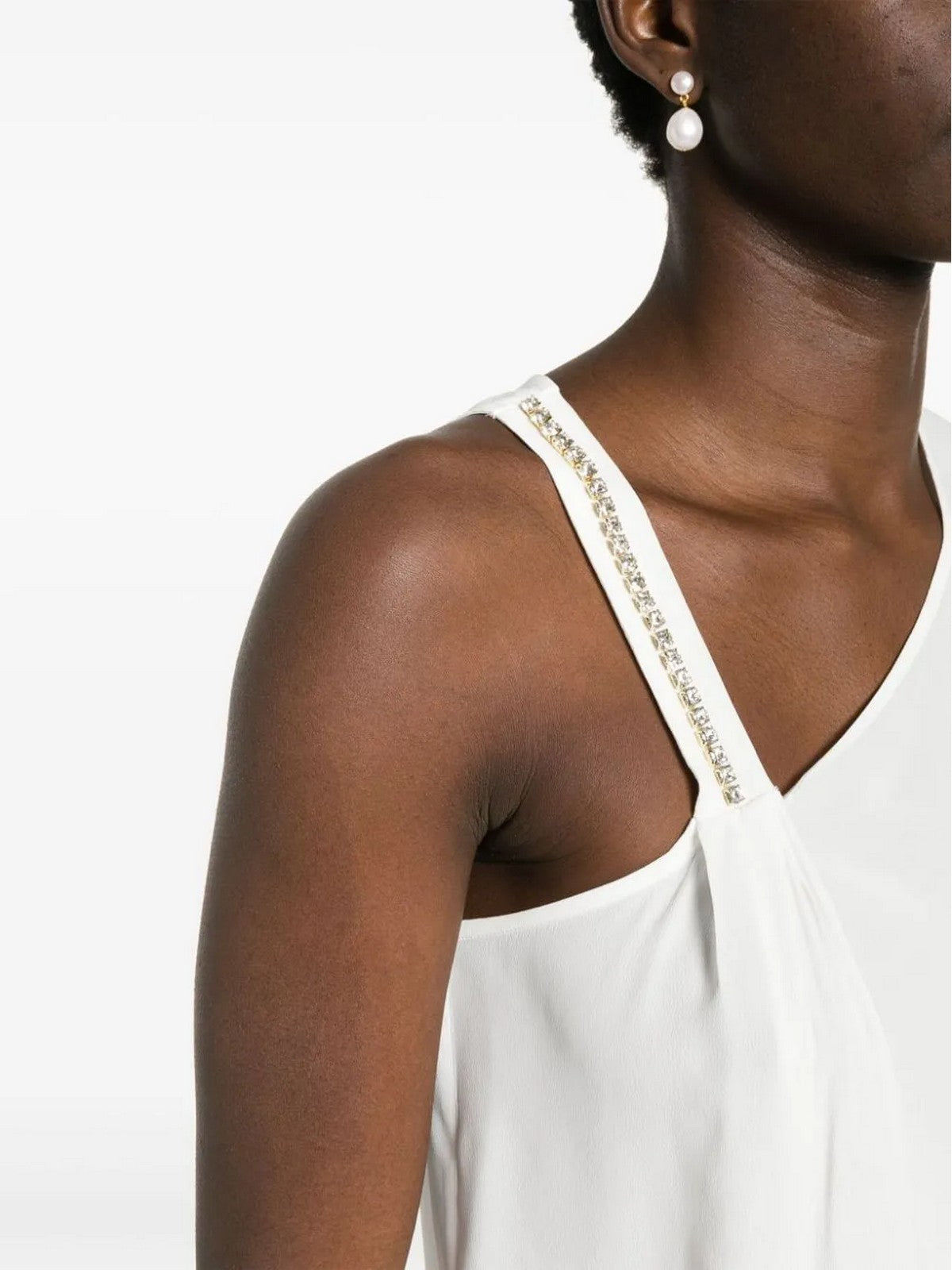 Liu Jo Black Top Woman Ca4327t2525 x0256 White