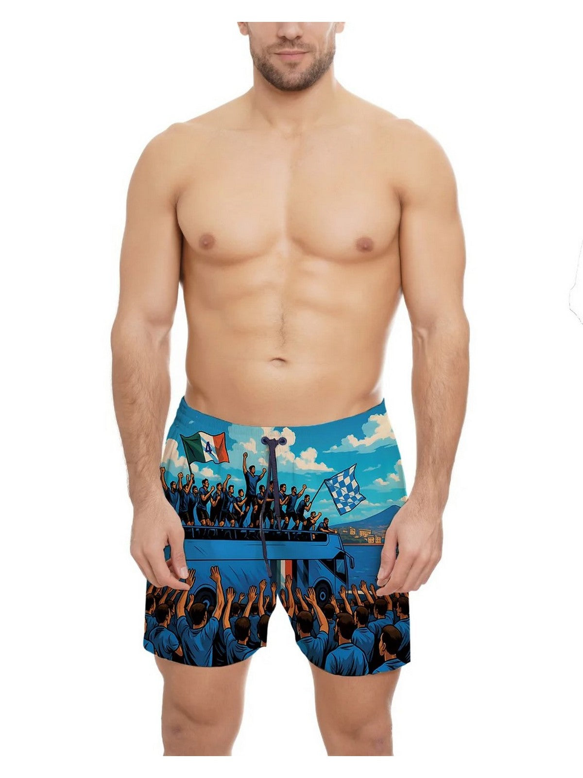 MOVE be different Costume da bagno Uomo SVN NAPOLI 03 LUNGOMARE BLU gioboutiqueweb