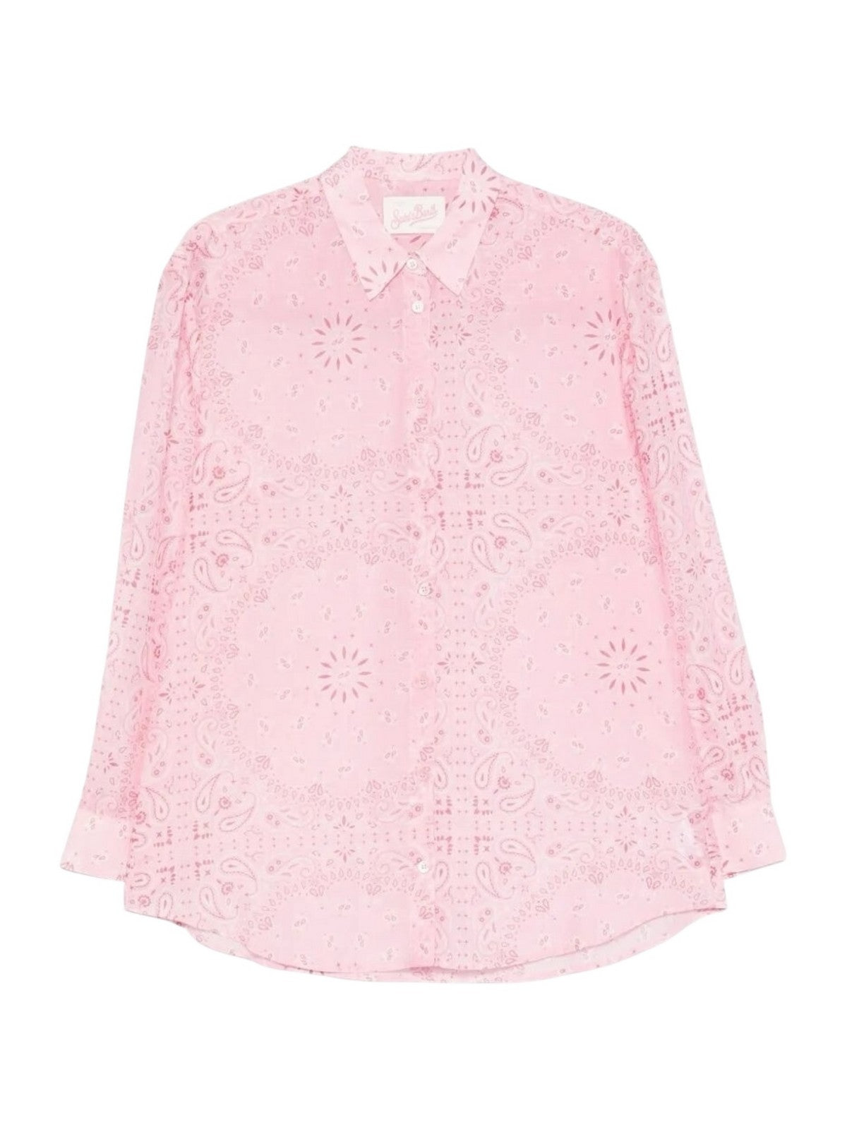 MC2 SAINT BARTH Camicia Donna BRIGITTE 01085L SILK VOILE BANDANNA ROUND 20