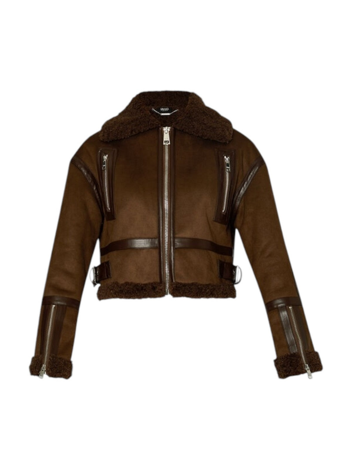 LIU JO BLACK Giubbino Donna CF4390E0911 X0631 Marrone gioboutiqueweb