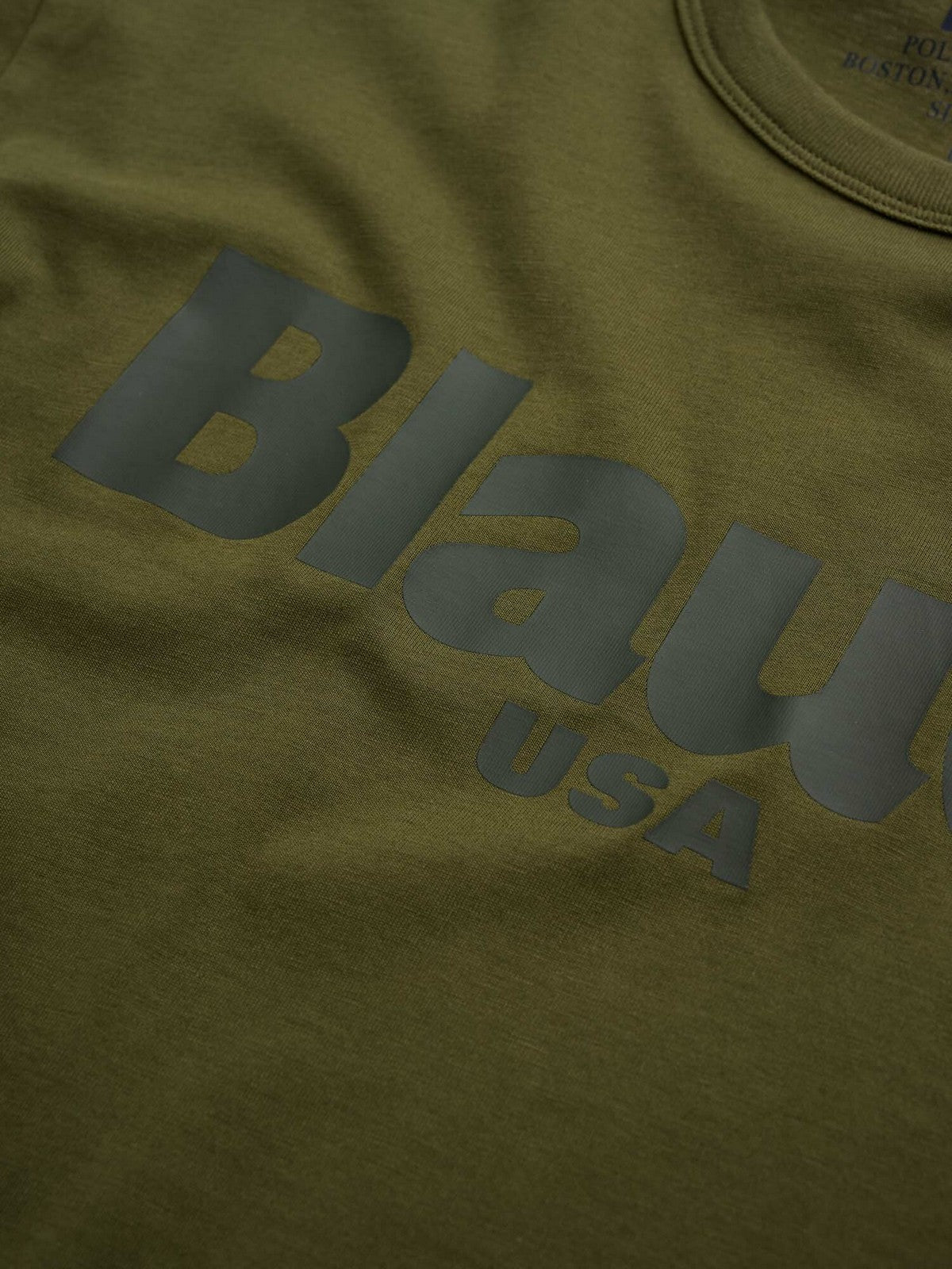 BLAUER T-shirt Uomo BOURNE 25SBLUH02191 004547 647 Verde gioboutiqueweb