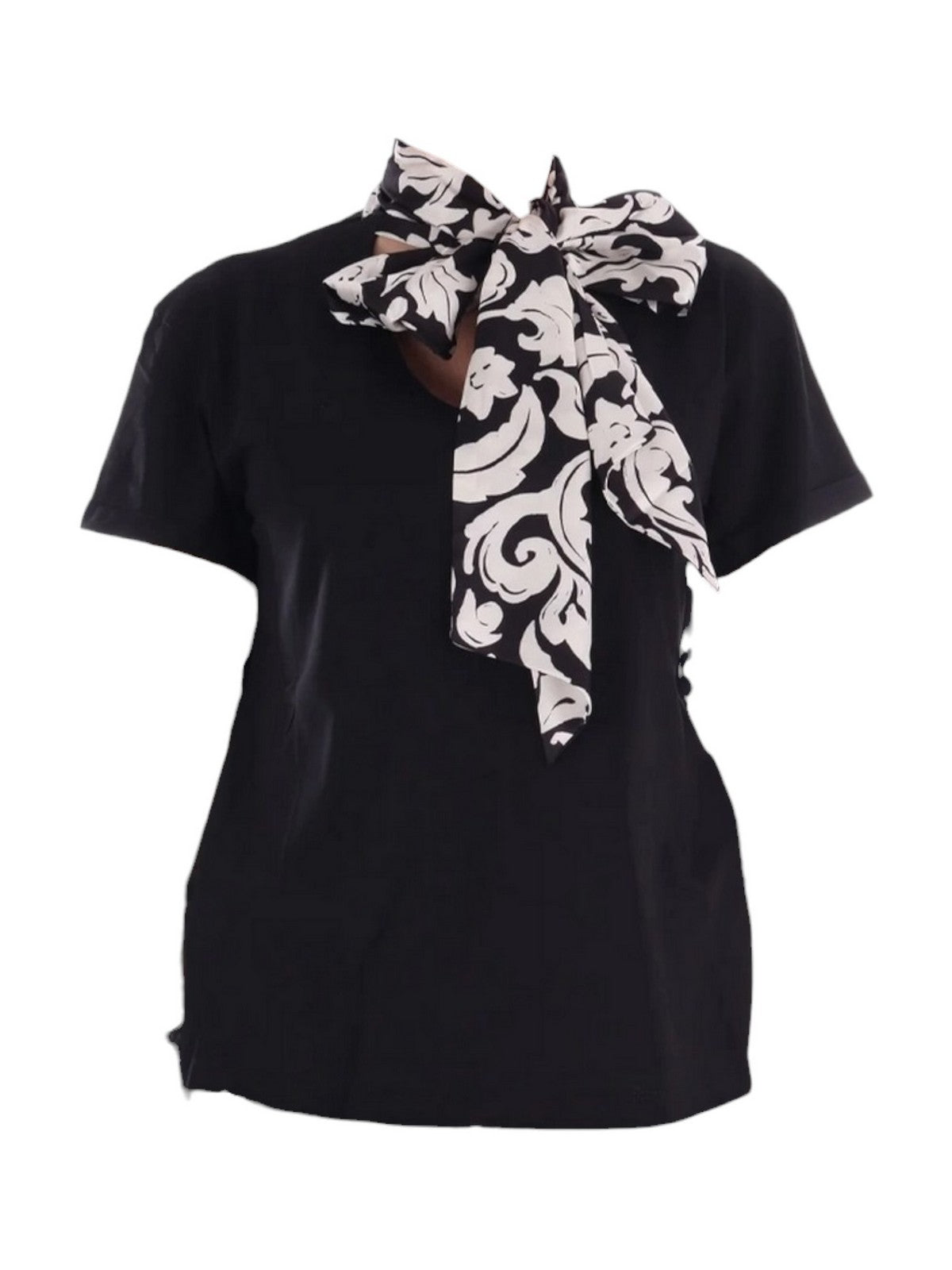 LIU JO WHITE T-shirt Donna WA6189J6308 P9553 Nero/bl&wh arabo pp
