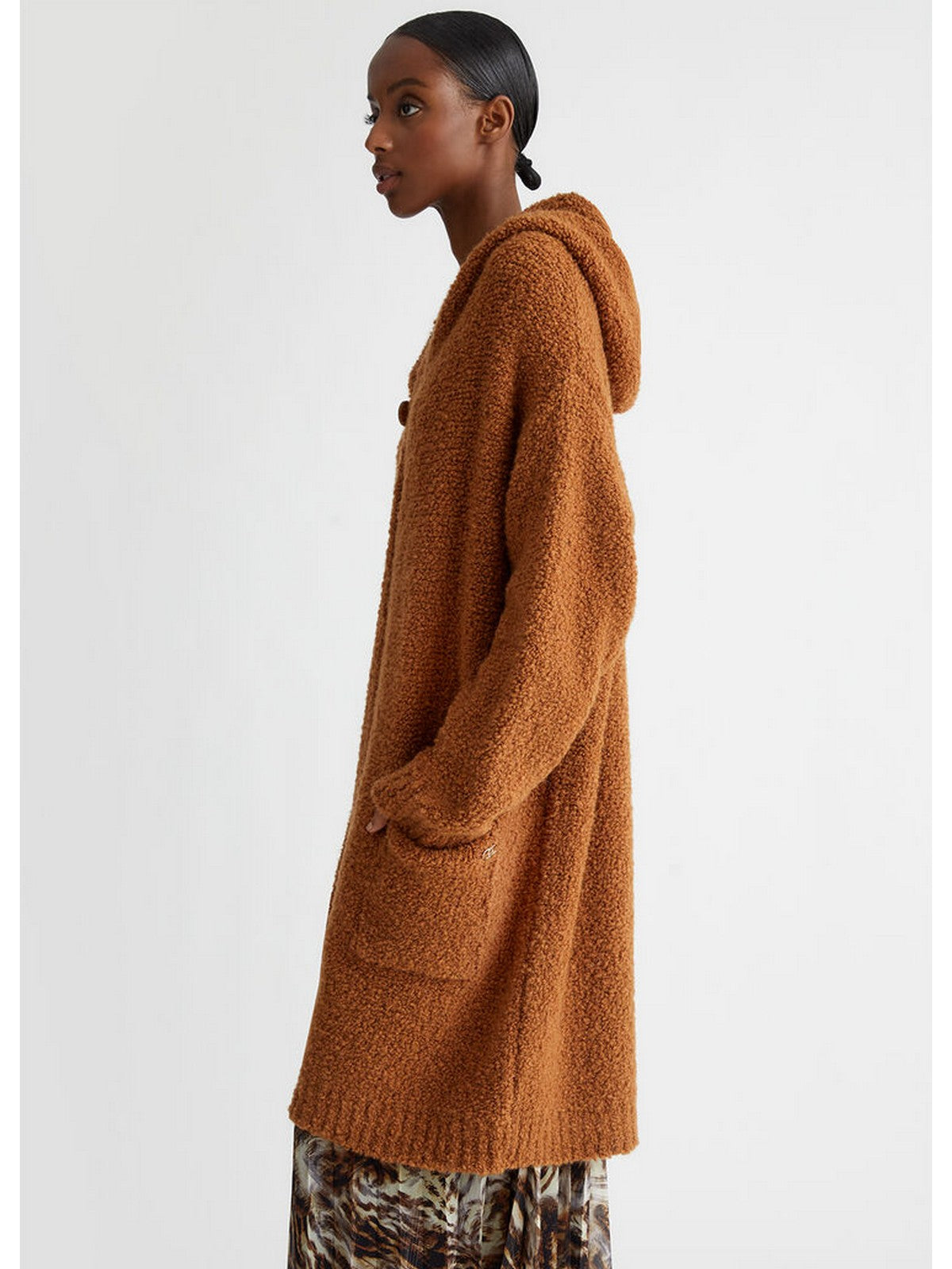 LIU JO WHITE Cappotto Donna WF4520MA26O 81029 Marrone gioboutiqueweb