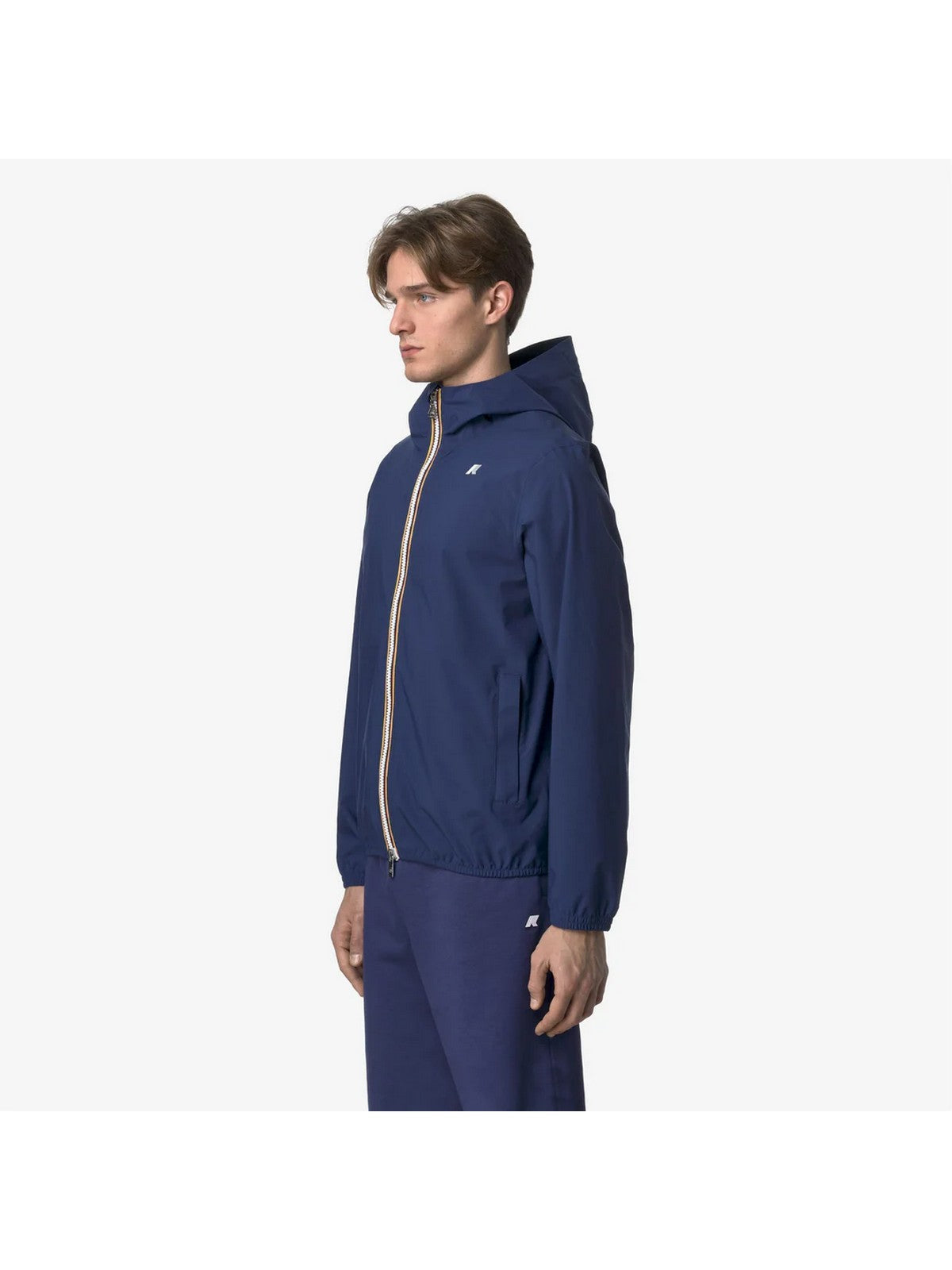 K-WAY Giubbino Uomo Jack stretch dot K5127QW 867 Blu gioboutiqueweb