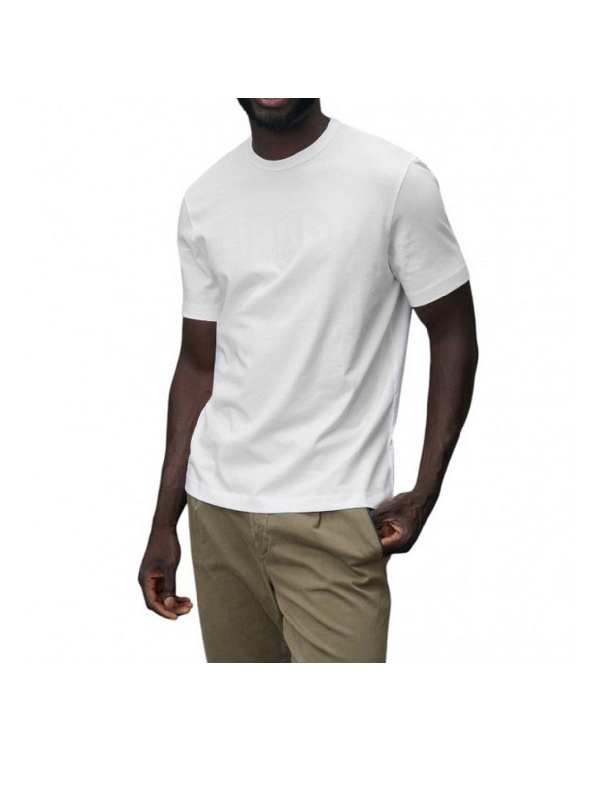 BLAUER T-shirt Uomo BOURNE 25SBLUH02191 004547 100 Bianco gioboutiqueweb