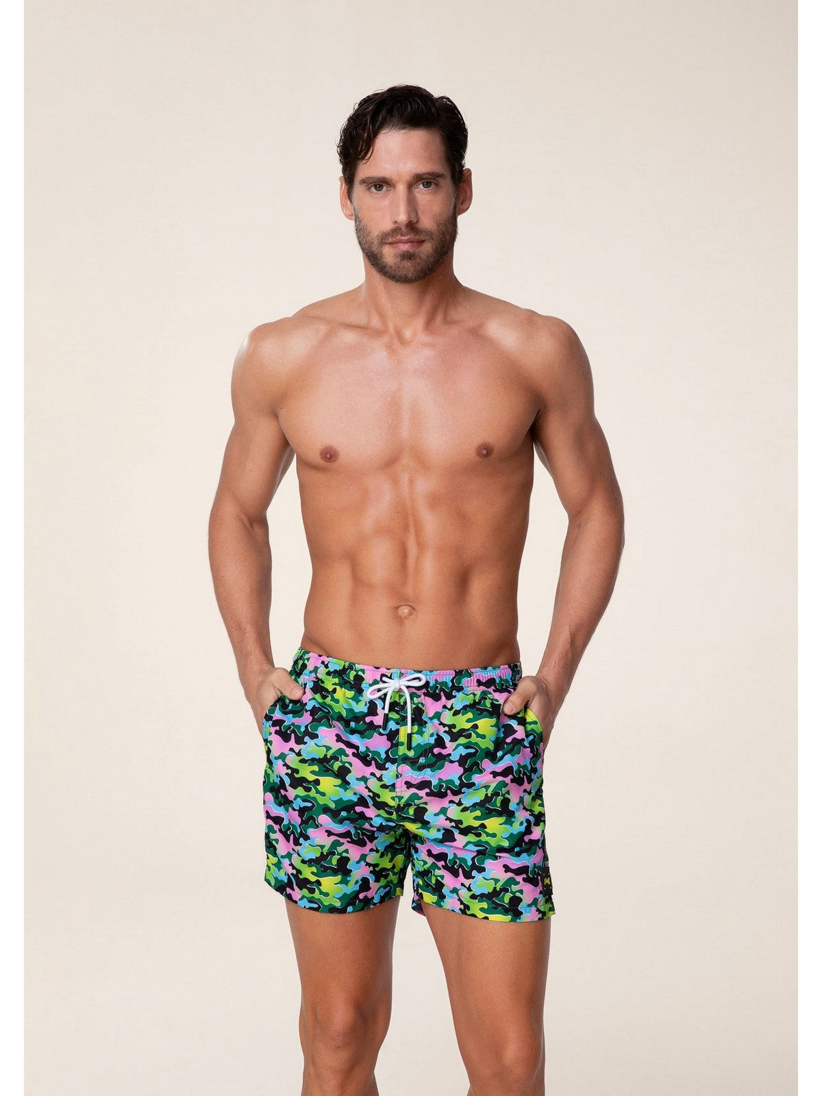 F**K Costume da bagno Uomo FK24-2060X08 Multicolore gioboutiqueweb