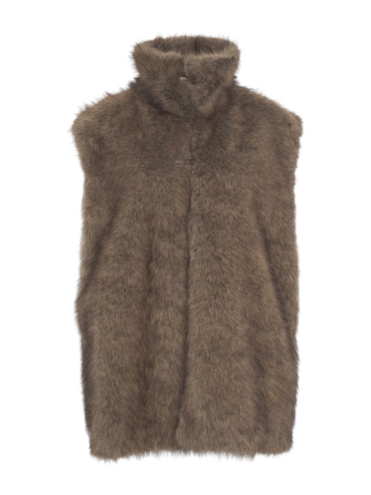 LIU JO WHITE Gilet Donna MF5495E1095 M9873 Brown wolf