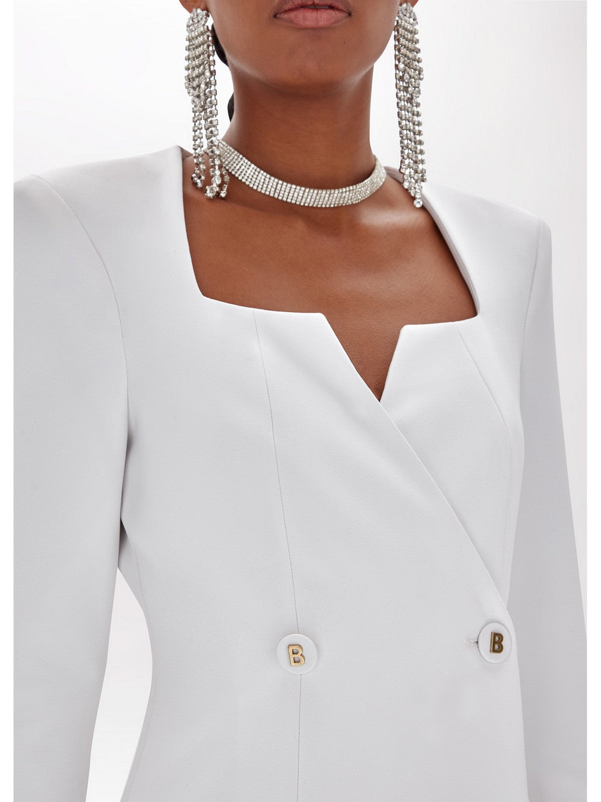 BLUGIRL Abito Donna RA4128T3191 14300 Bianco