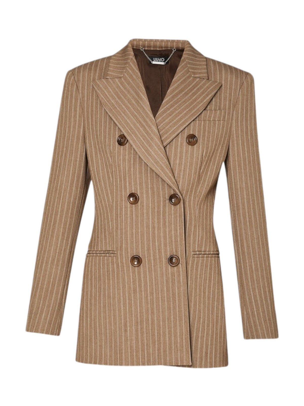 LIU JO BLACK Giacca Donna CF4358T2624 N9623 Marrone gioboutiqueweb