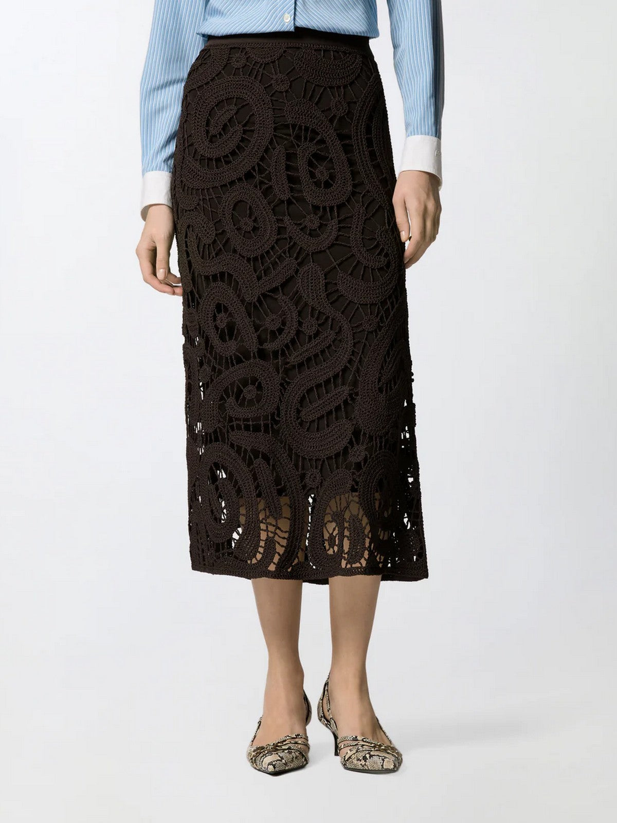 PINKO Gonna Donna MAESTRALE GONNA 106353-A354 M05 MARRONE JAVA