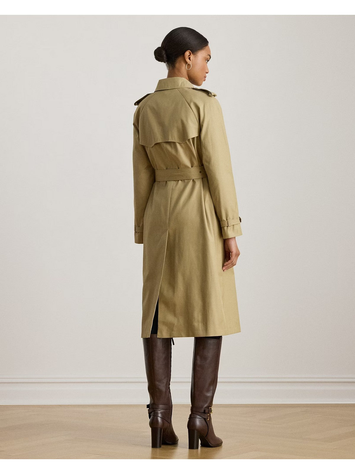 LAUREN RALPH LAUREN Trench Donna BL DB W NS44-LINED-COAT 297951259 003 BIRCH TAN
