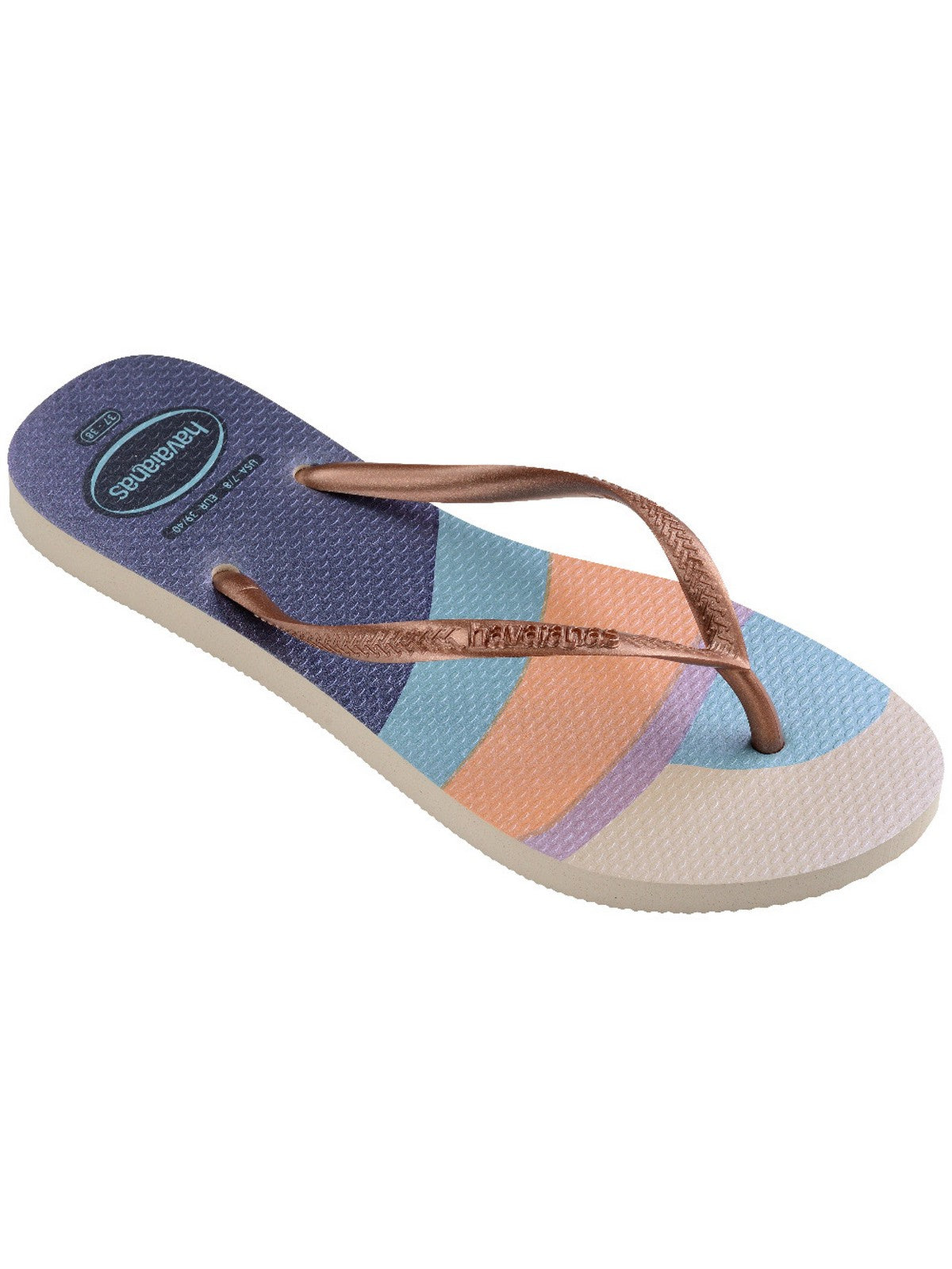 HAVAIANAS Infradito Donna Hav. Slim palette glow 4145766.0121 Beige gioboutiqueweb