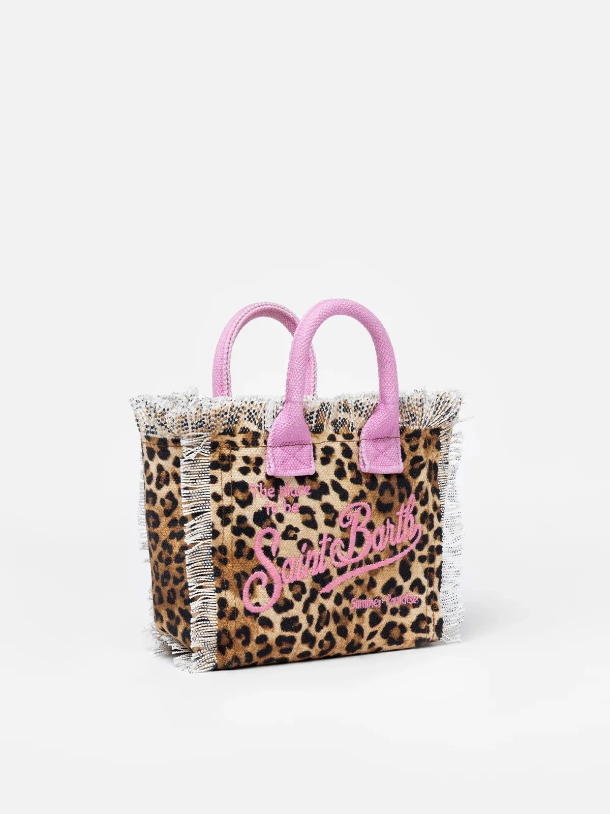 MC2 SAINT BARTH Borsa Donna VANITY MINI 01545H SAND LEOPARD 21 EMB