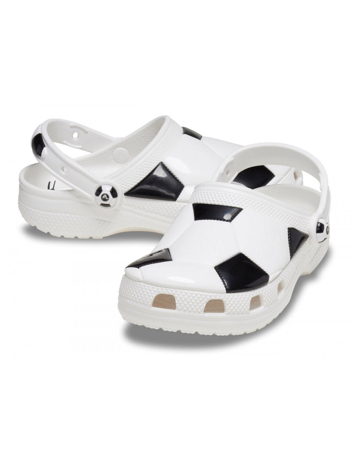 CROCS Ciabatta Bambini e ragazzi Classic Soccer Ball Clog T 210023 103 Bianco gioboutiqueweb