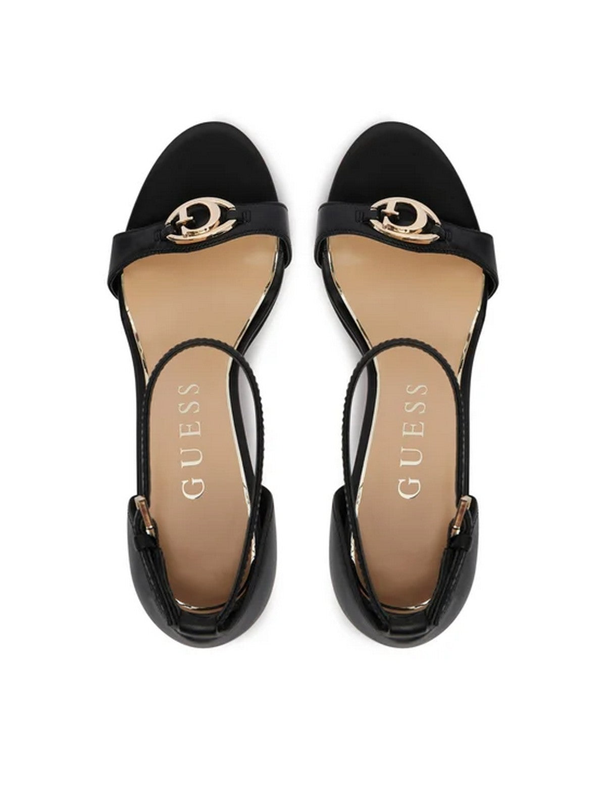 GUESS Sandalo Donna KABRINA FLJKAB LEA03 BLACK BLACK