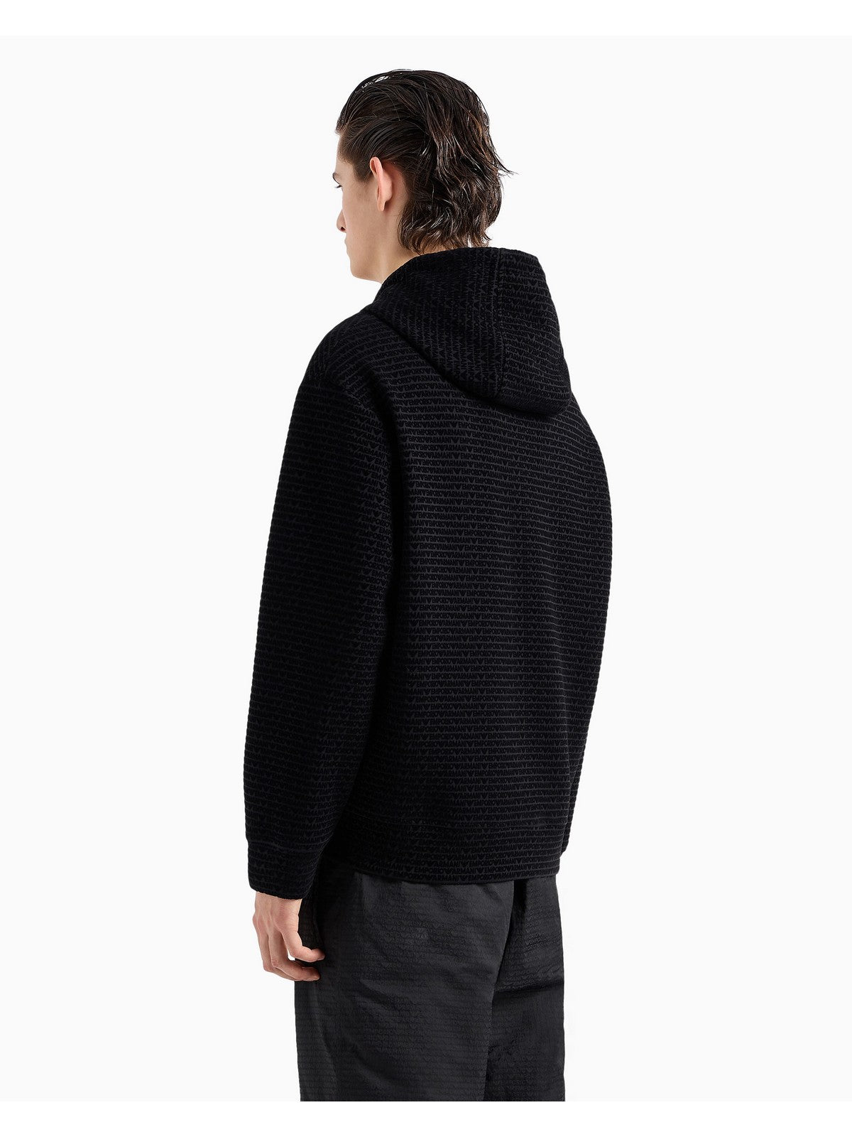 EMPORIO ARMANI Felpa Uomo 6D1MB0 1JHSZ 0999 Nero gioboutiqueweb