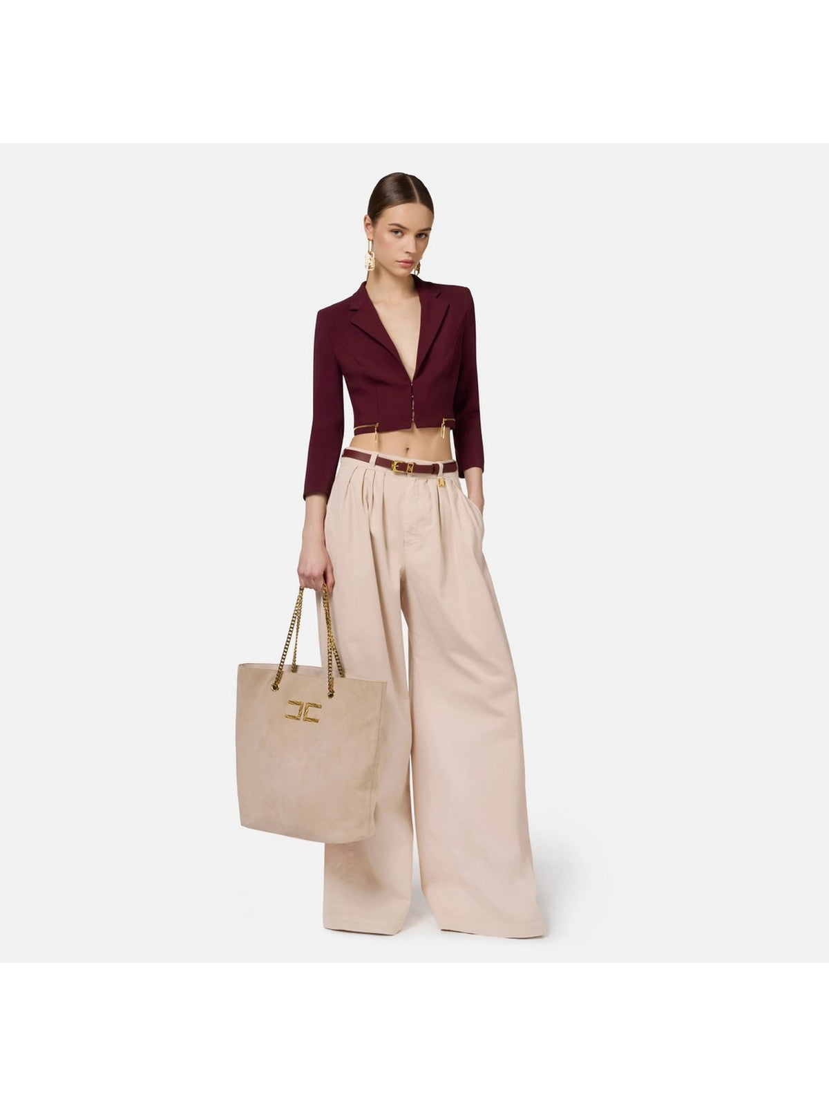 ELISABETTA FRANCHI Women's Jacket GI09946E2 CG3 Red