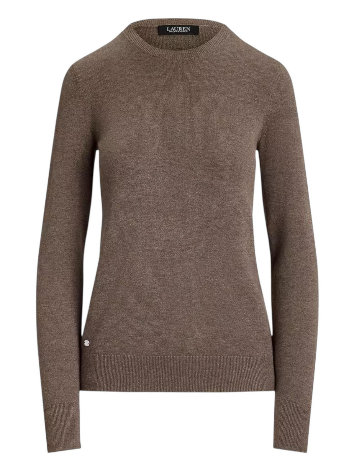 LAUREN RALPH LAUREN Maglia Donna SHAVONNE-LONG SLEEVE-PULLOVER 200919114 017 TAUPE BROWN HEATHER