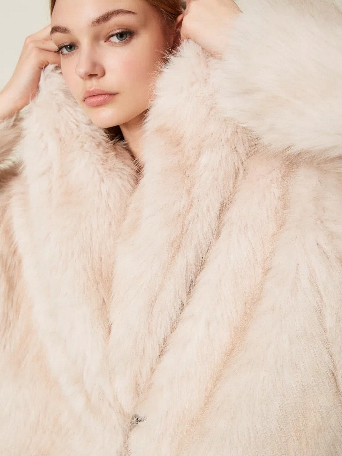 TWINSET Cappotto Donna WARM SOFT COAT 252TF2090 12879 PLASTER