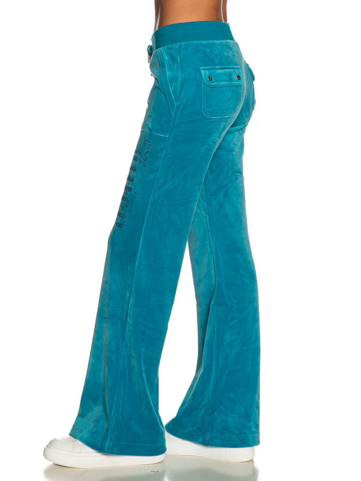 JUICY COUTURE Pantalone Donna Jewel Layla Low Rise Pant VIJB80412WPFJA7 Blu gioboutiqueweb