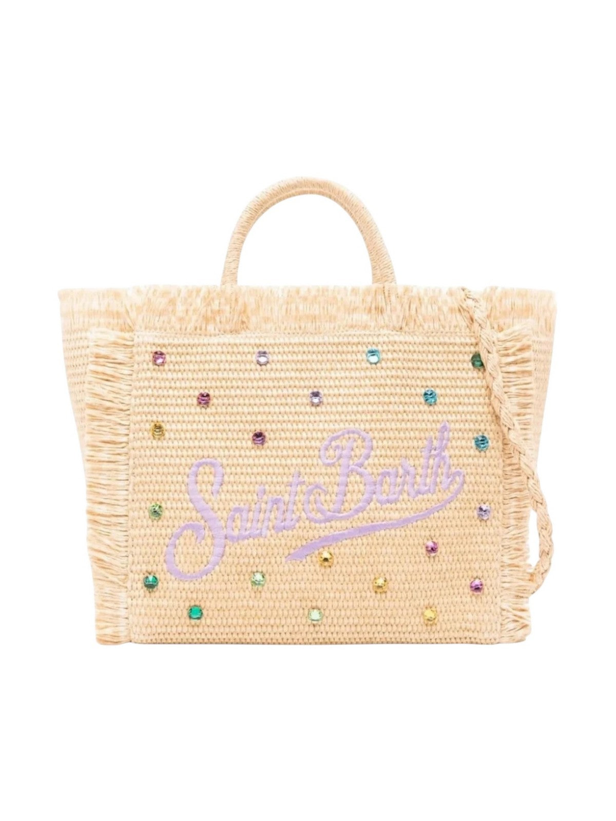 MC2 SAINT BARTH Borsa Donna COLETTE STRAW N 01509H STRASS MULTI 24 EMB gioboutiqueweb