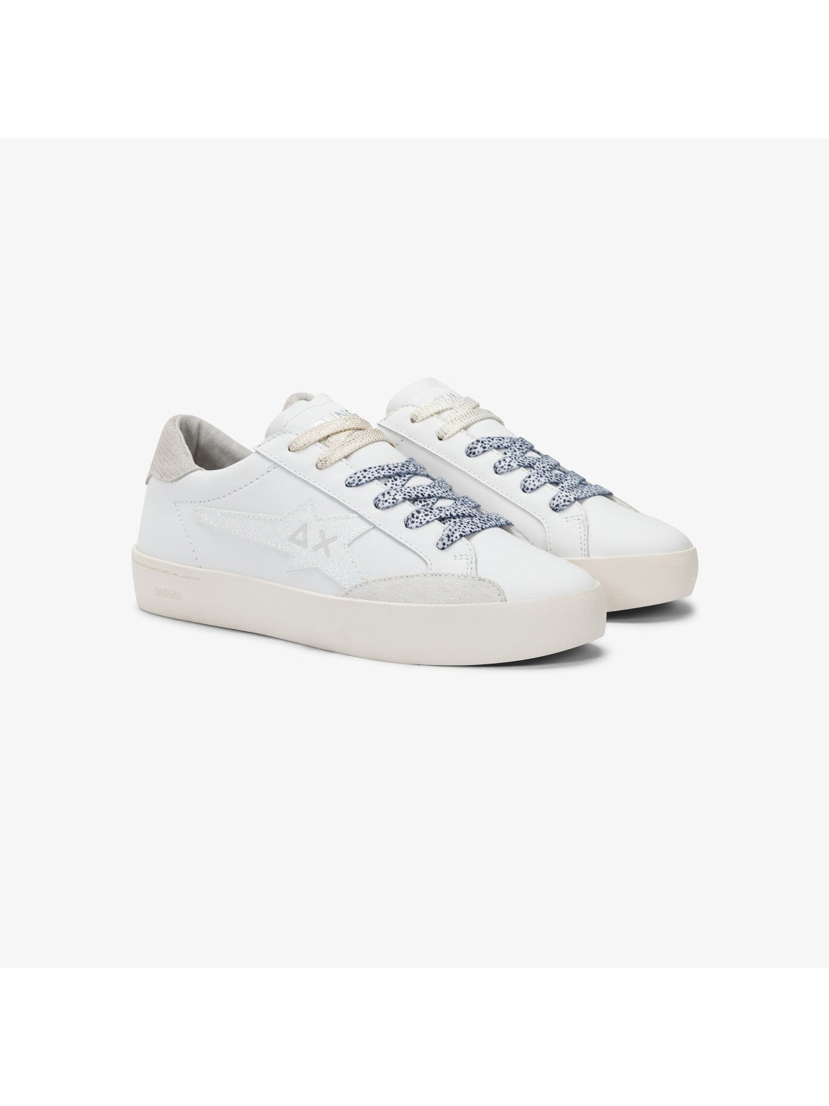 Sun68 Sneaker Frau Kather Leder Z35225 01 Weiß