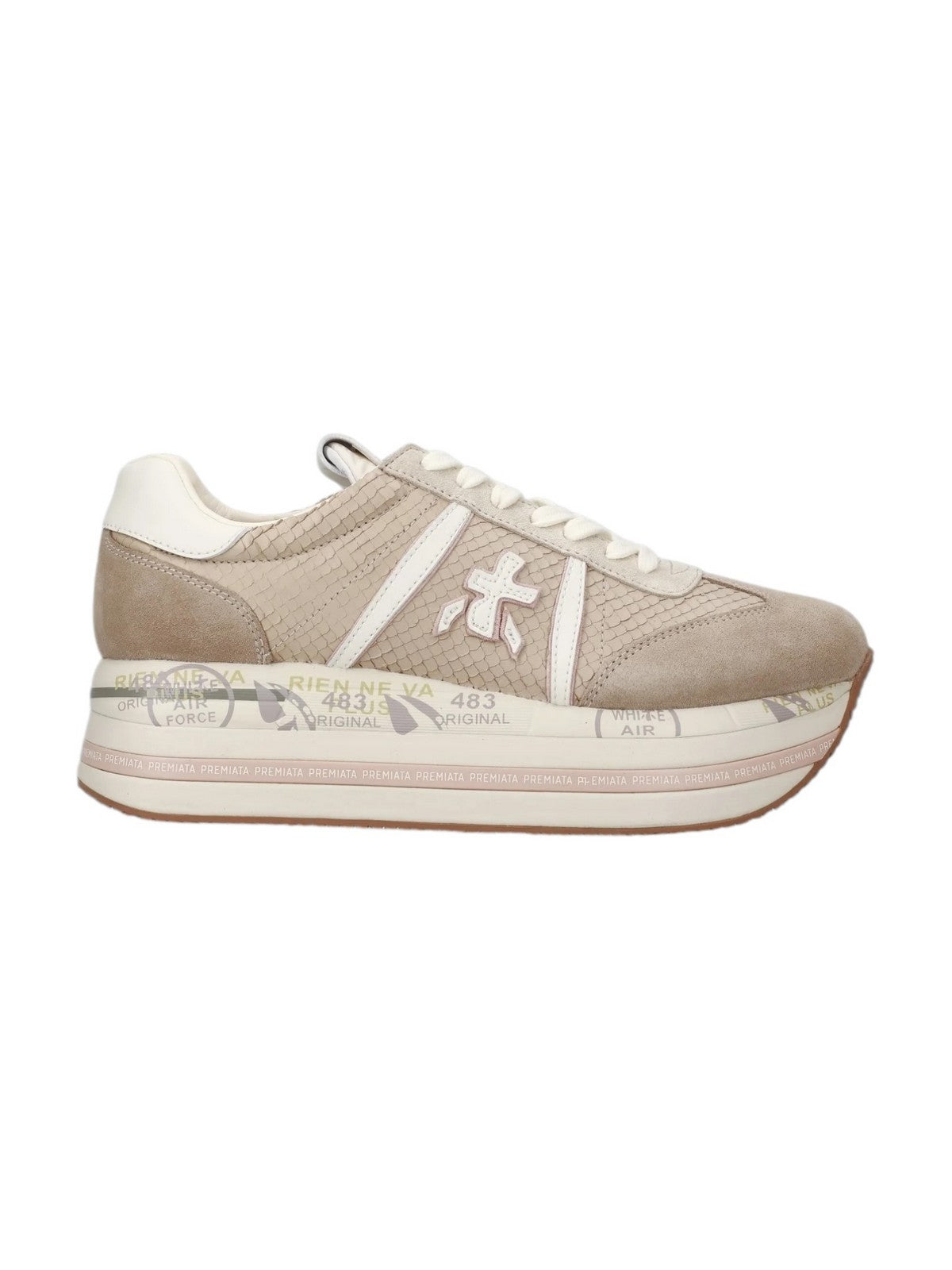 PREMIATA Sneaker Donna BETH VAR 7039 Beige