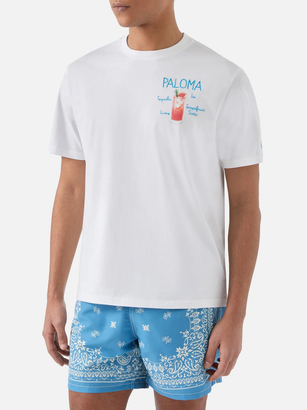 MC2 SAINT BARTH T-shirt Uomo PORTOFINO 00323L PALOMA RECIPE 01N EMB