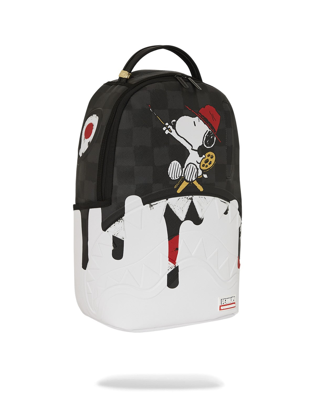 SPRAYGROUND Zaino Uomo SNOOPY PAINTING SHARK DLXSV BACKPACK 910B7686NSZ Nero gioboutiqueweb