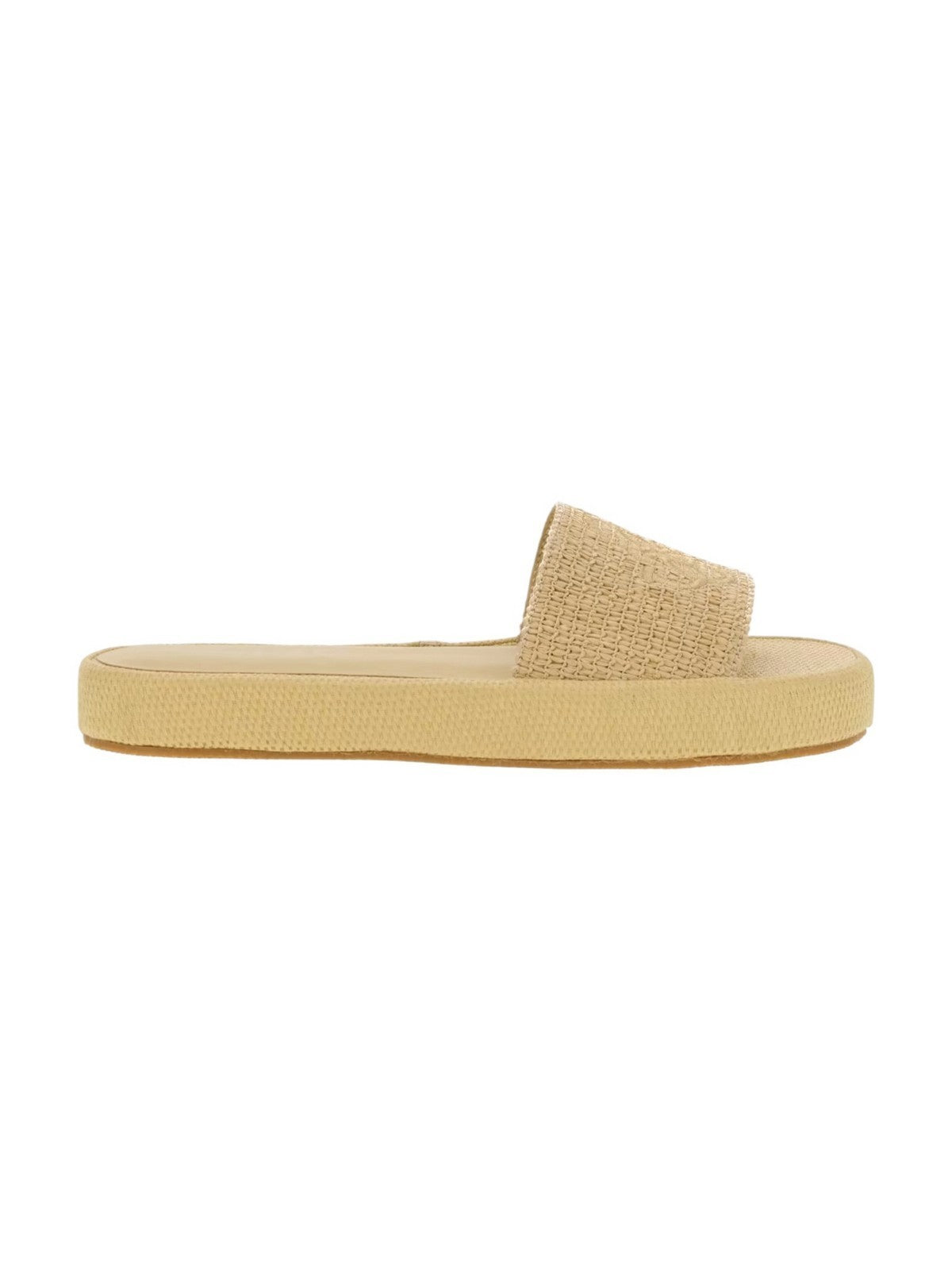 GUESS Ciabatta Donna TEXTURED RAFFIA SANDAL E6GZ08 WQ730 G1G1 NUDE SAND