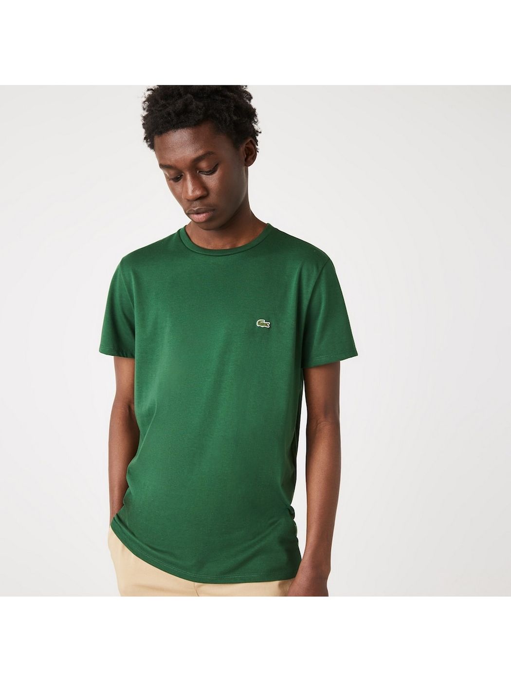 Lacoste man t-shirt hommes th6709 132 vert
