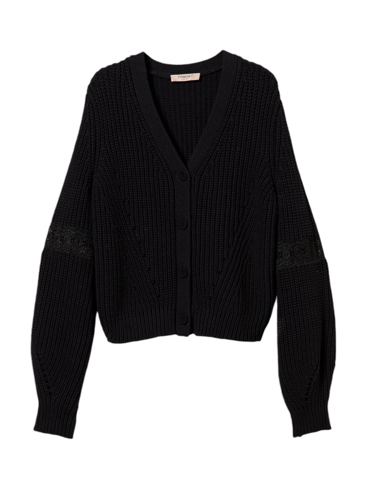 TWINSET Cardigan Donna 242TP3091 00006 Nero gioboutiqueweb