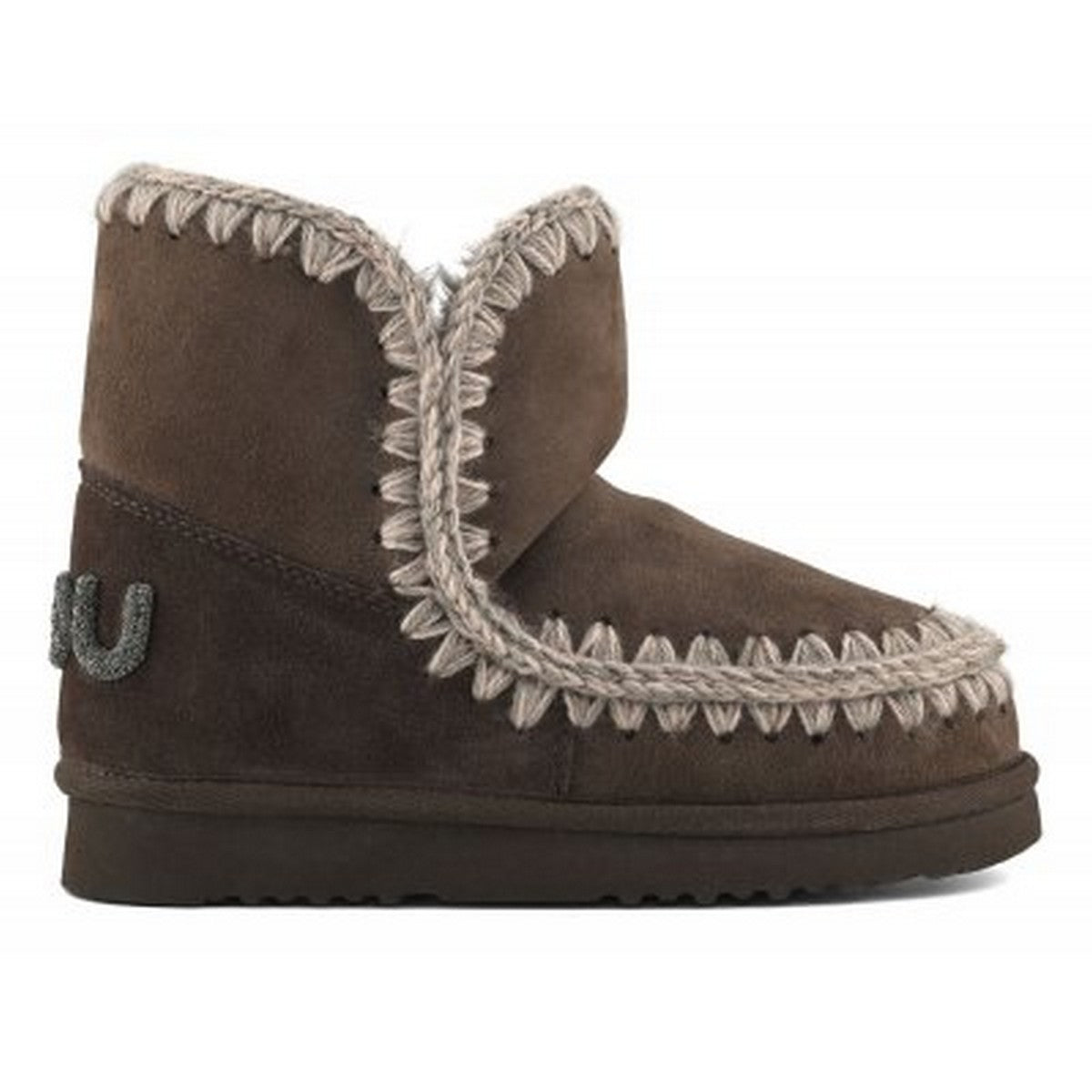 MOU Stivali e Stivaletti Donna ESKIMO 18 GLITTER LOGO MU.FW101050A BRPEP Brown Pepper