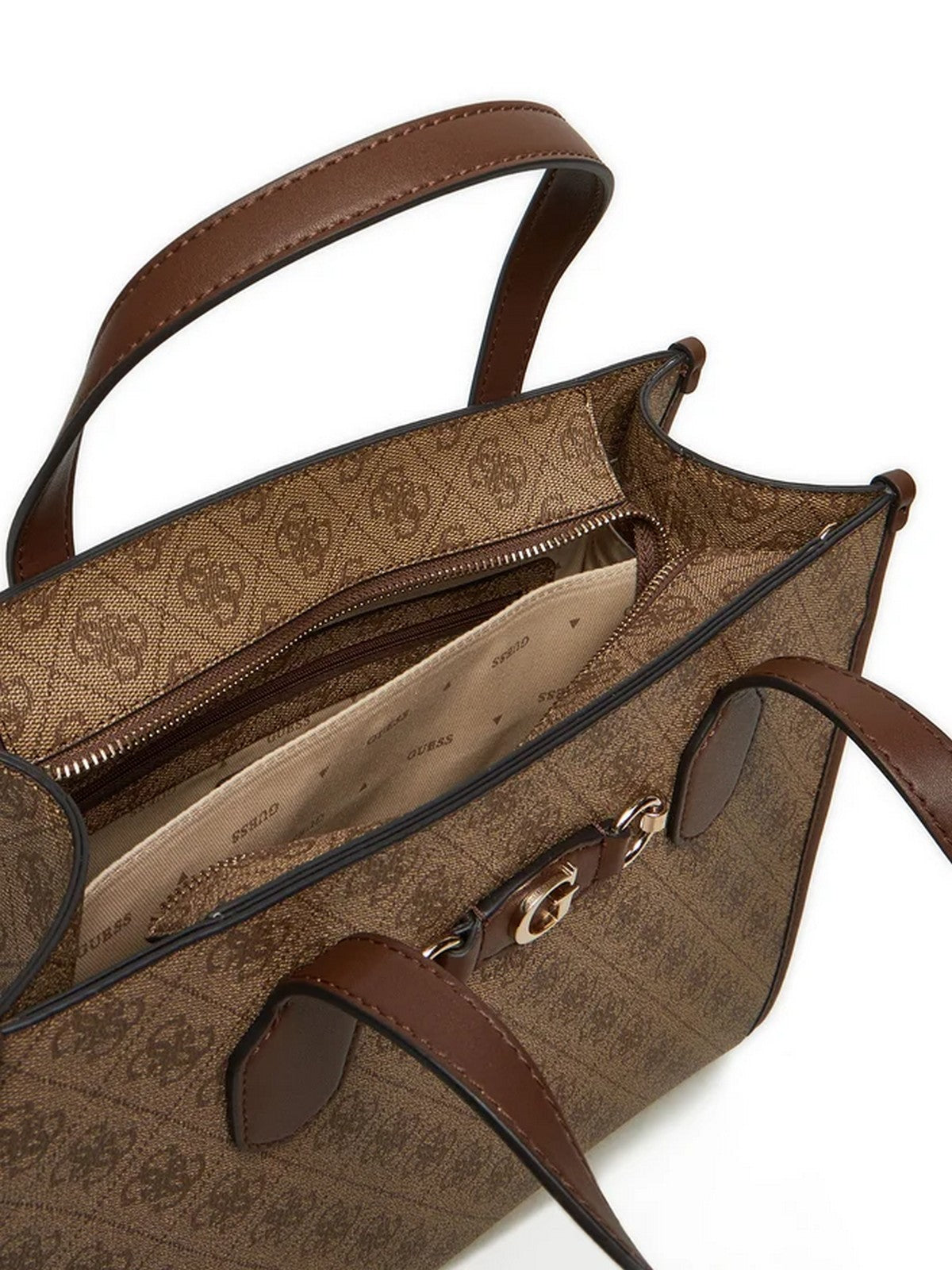 GUESS Borsa Donna IZZY 2 COMP TOTE HWSG86 54220 LGW Marrone gioboutiqueweb