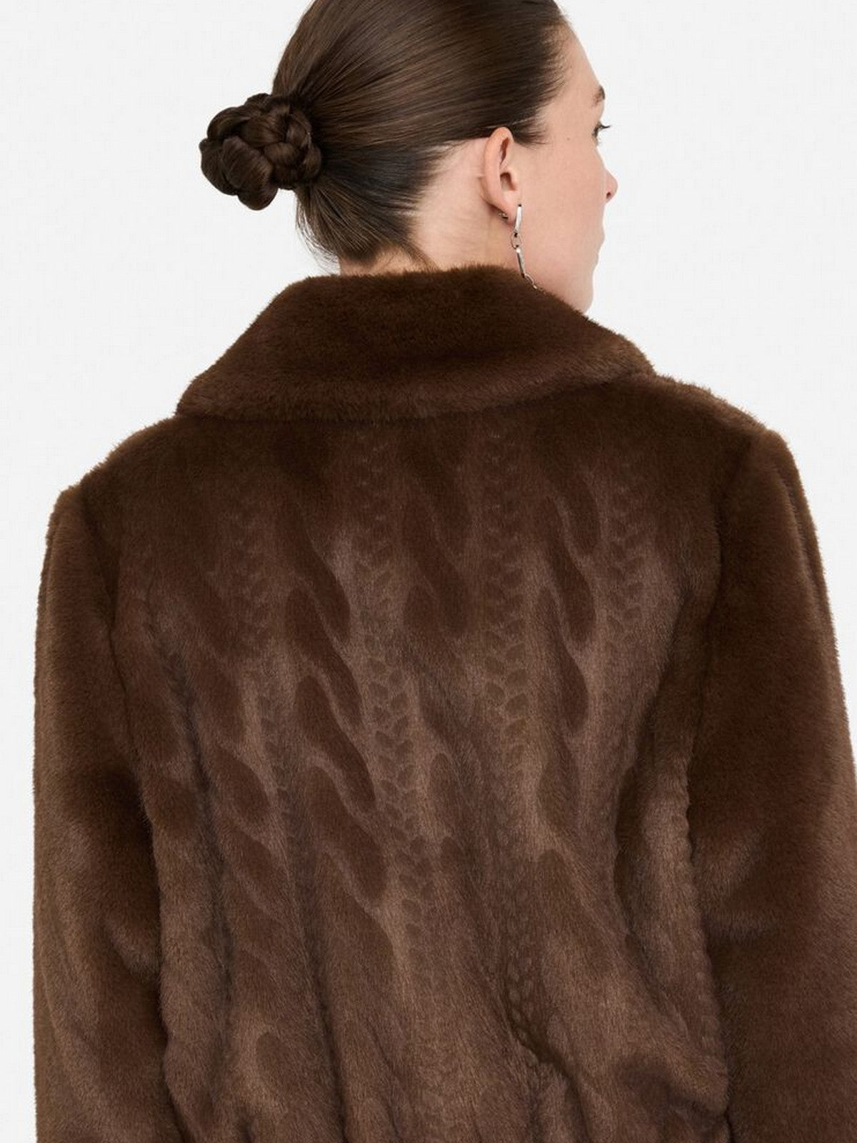 LIU JO WHITE Giubbino Donna MF5094E1044 90915 CIOCCOLATO