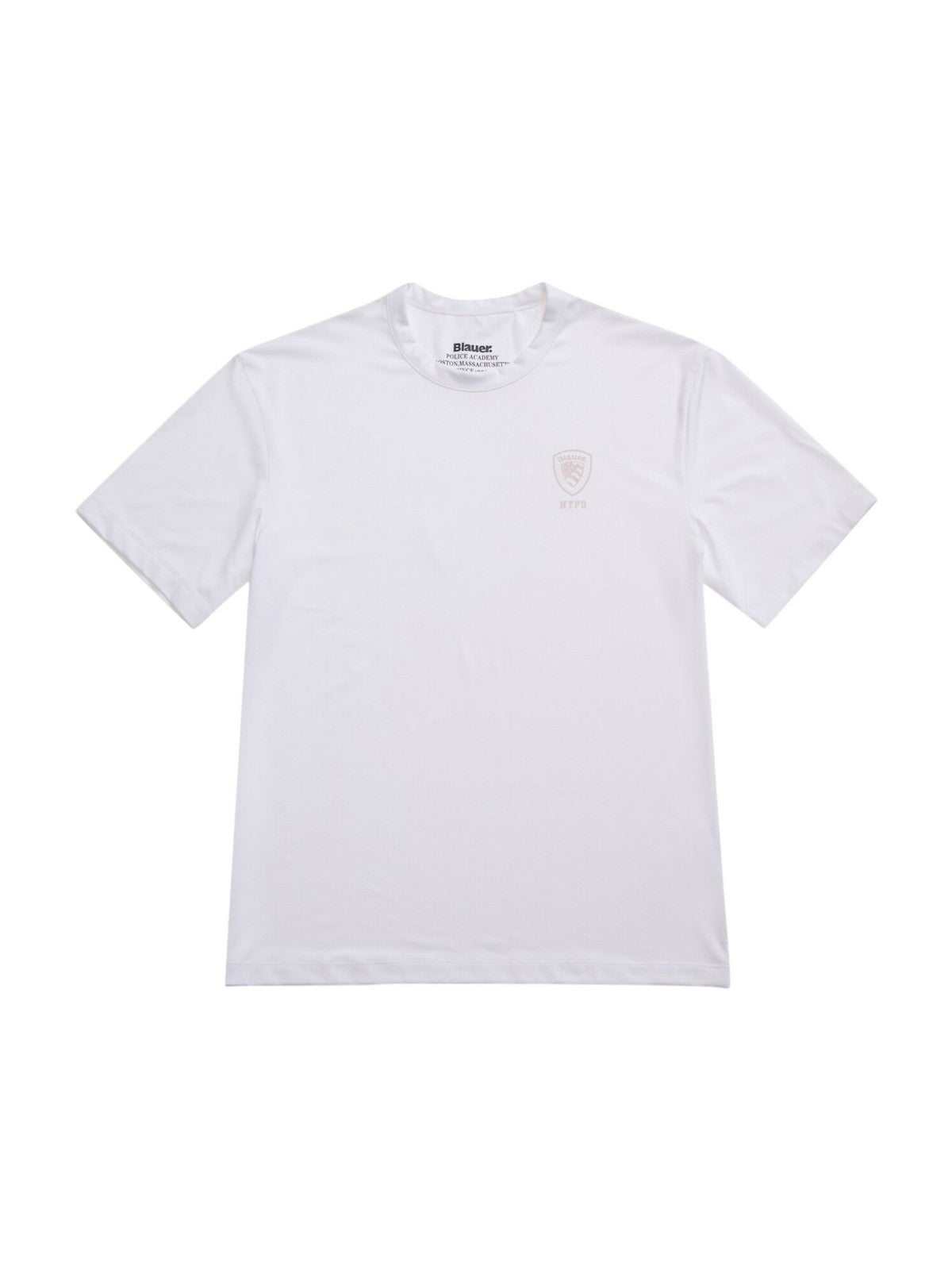 BLAUER T-shirt Uomo JASON 25SBLUH02108 006864 100 Bianco gioboutiqueweb