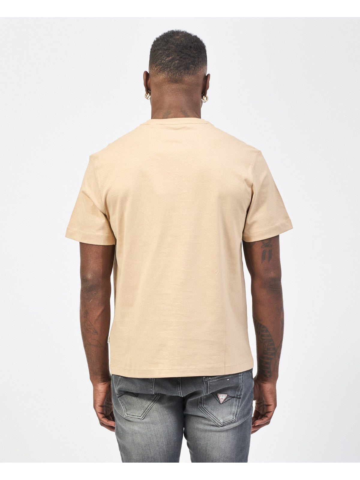 GUESS T-shirt Uomo GJ SS CN REG PKT TEE M5RI74 K8FQ4 A117 SAFARI TAN gioboutiqueweb