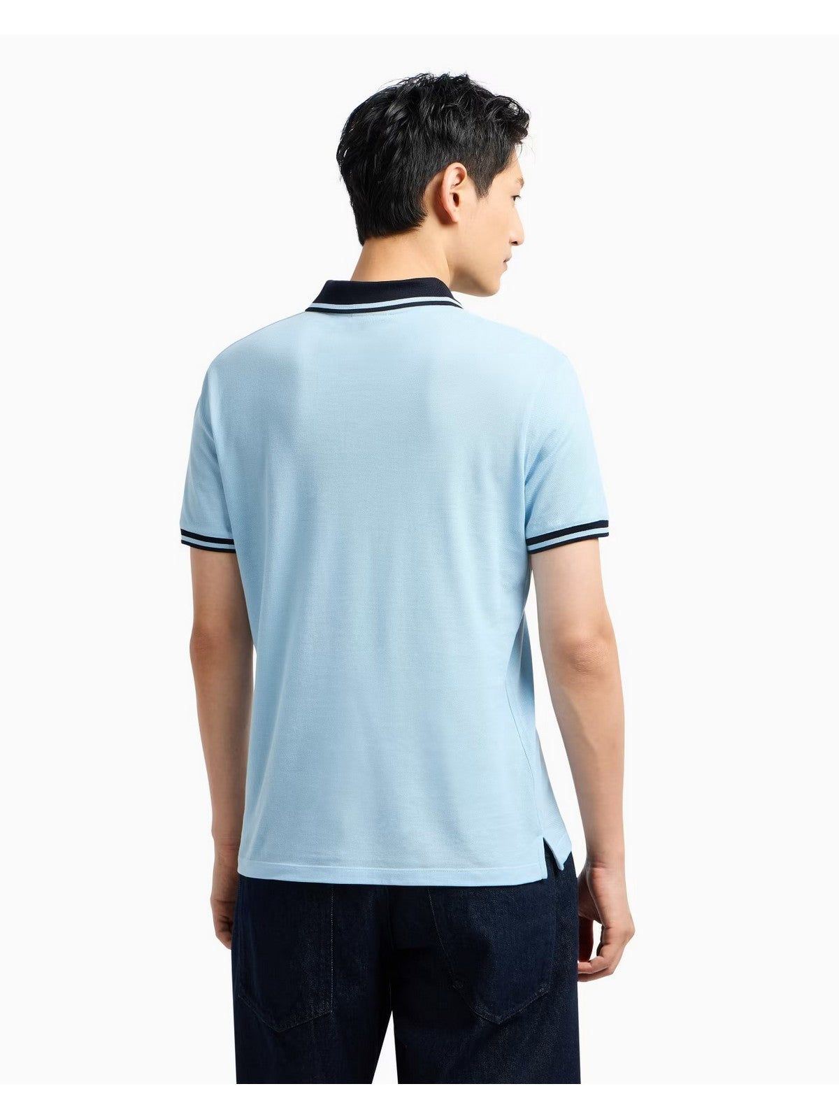 EMPORIO ARMANI Polo Uomo EM001750 AF12955 U9283 BLUE FOG