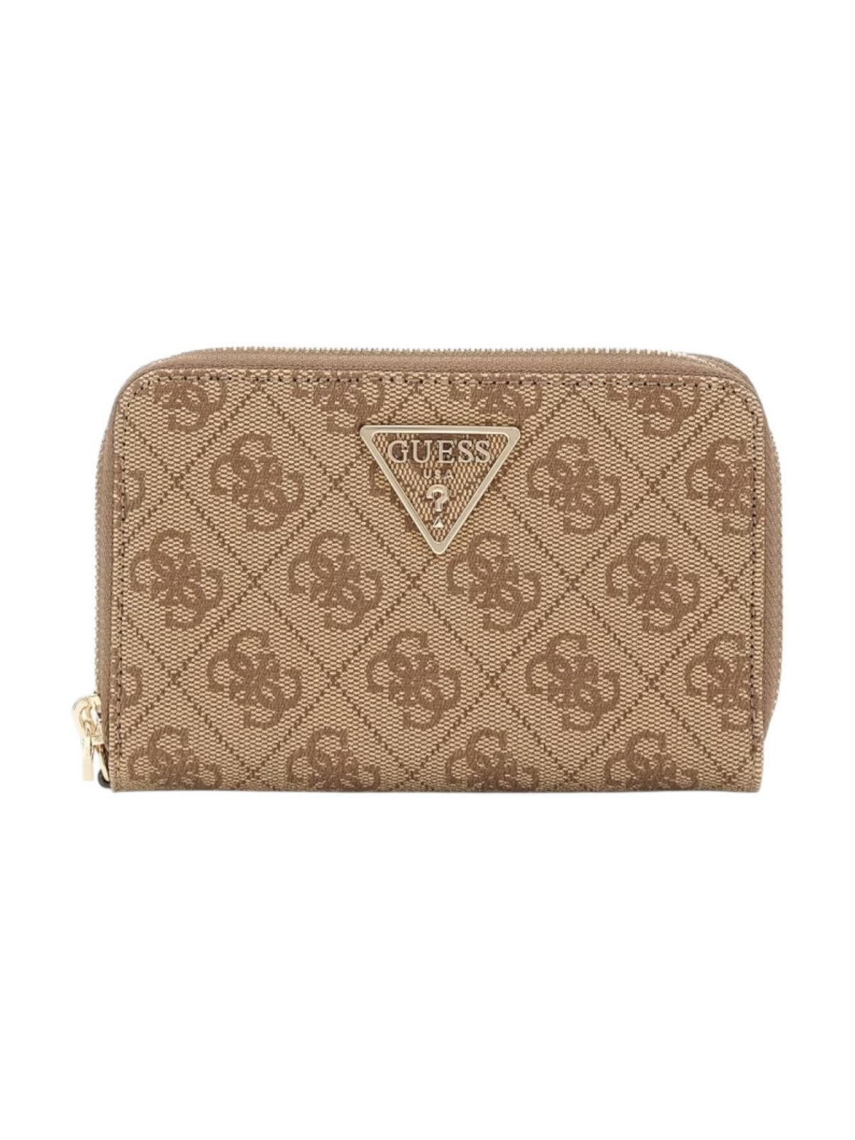 GUESS Portafoglio Donna LAUREL II SLG MED DOUBLE ZIP SWSG74 59164 LTL LATTE LOGO