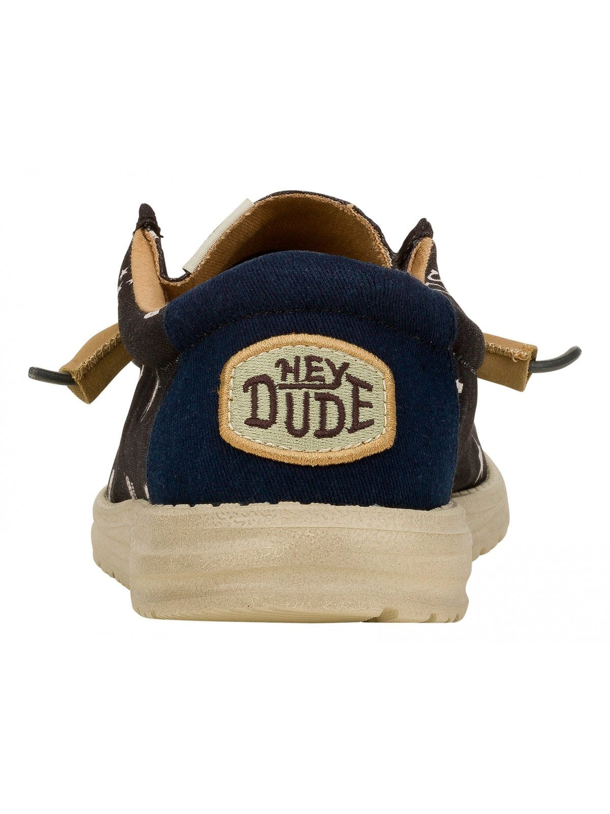 HEY DUDE Mocassino Uomo Wally Stars n Skulls Print HD.41284 001 Nero gioboutiqueweb