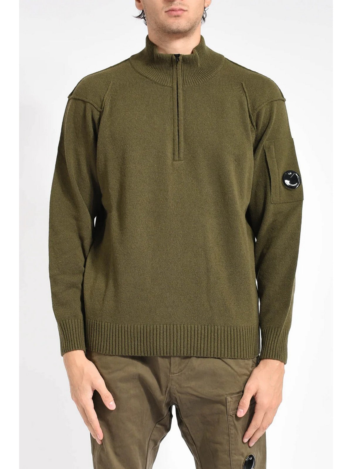 C.P. COMPANY Maglione Uomo RFCMKN709A110149A 683 683 - IVY GREEN