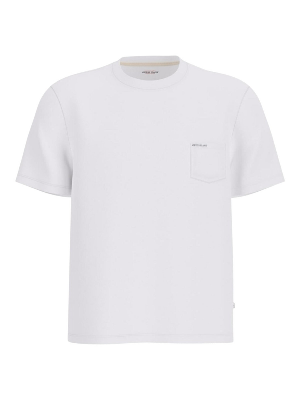 GUESS T-shirt Uomo GJ SS CN REG PKT TEE M5RI74 K8FQ4 G011 PURE WHITE gioboutiqueweb