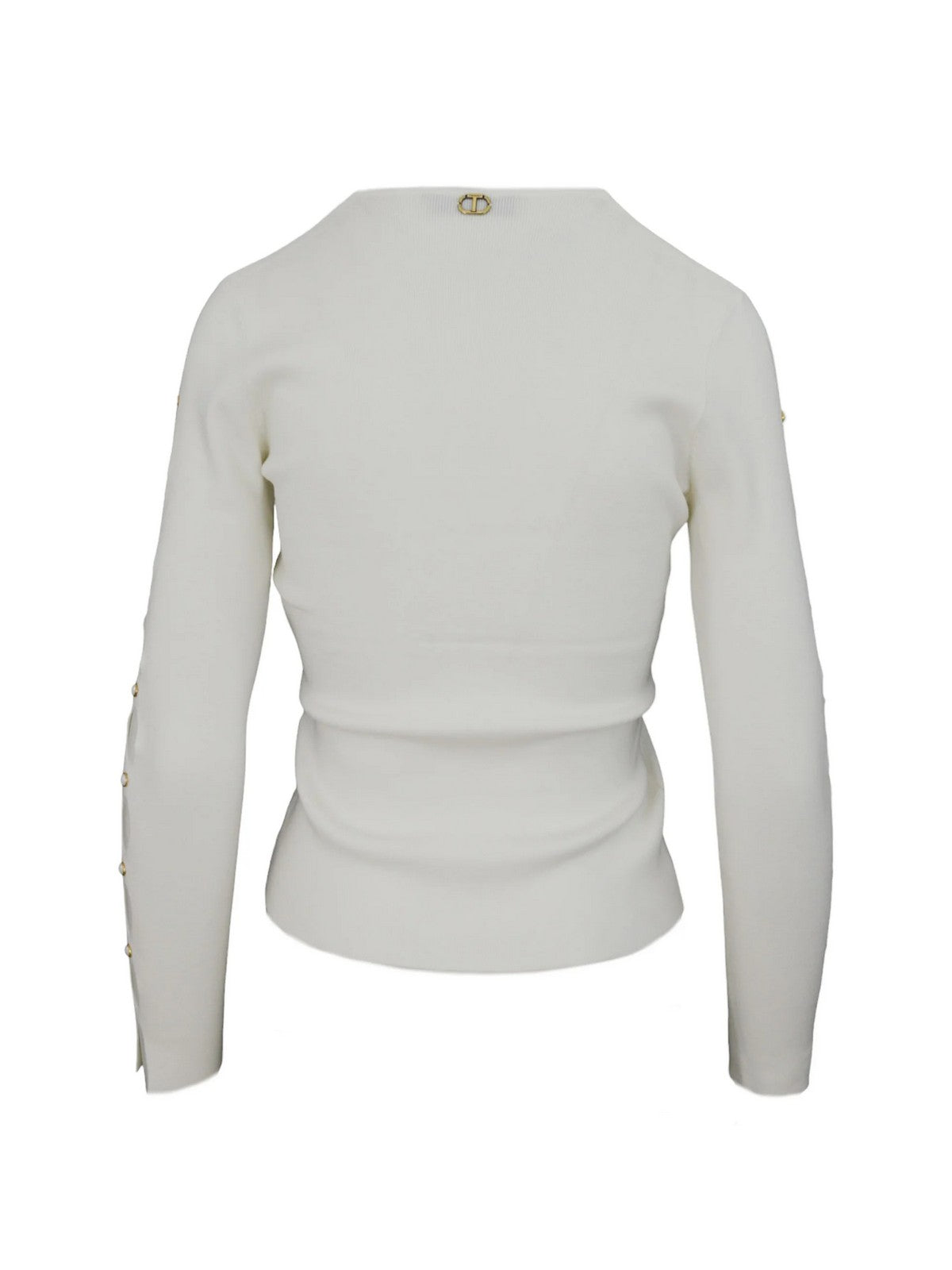 TWINSET Maglia Donna 242TP3312 00282 Bianco gioboutiqueweb