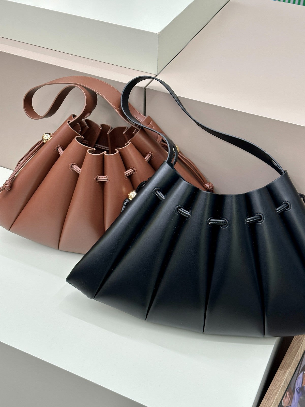 THEMOIRè Calipso vegan fabric bag black eco-friendly design