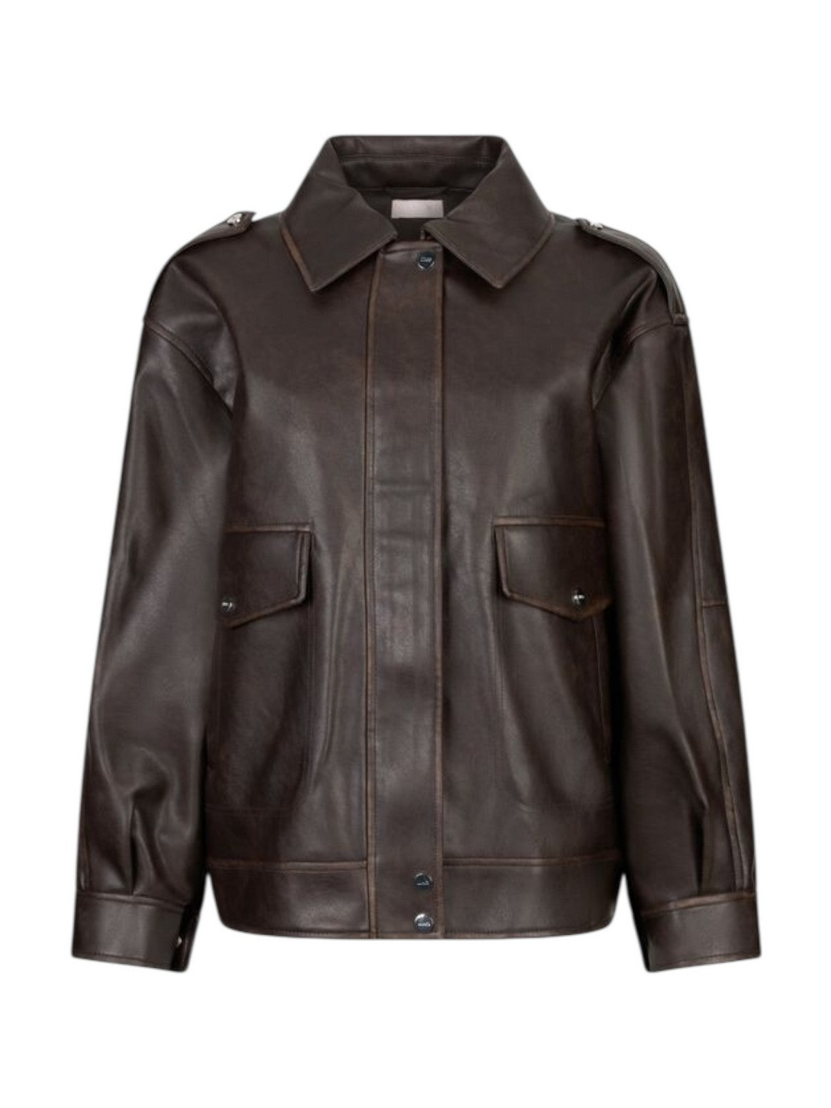 LIU JO WHITE Giubbino Donna MF5097E1051 X0558 Light chocolate